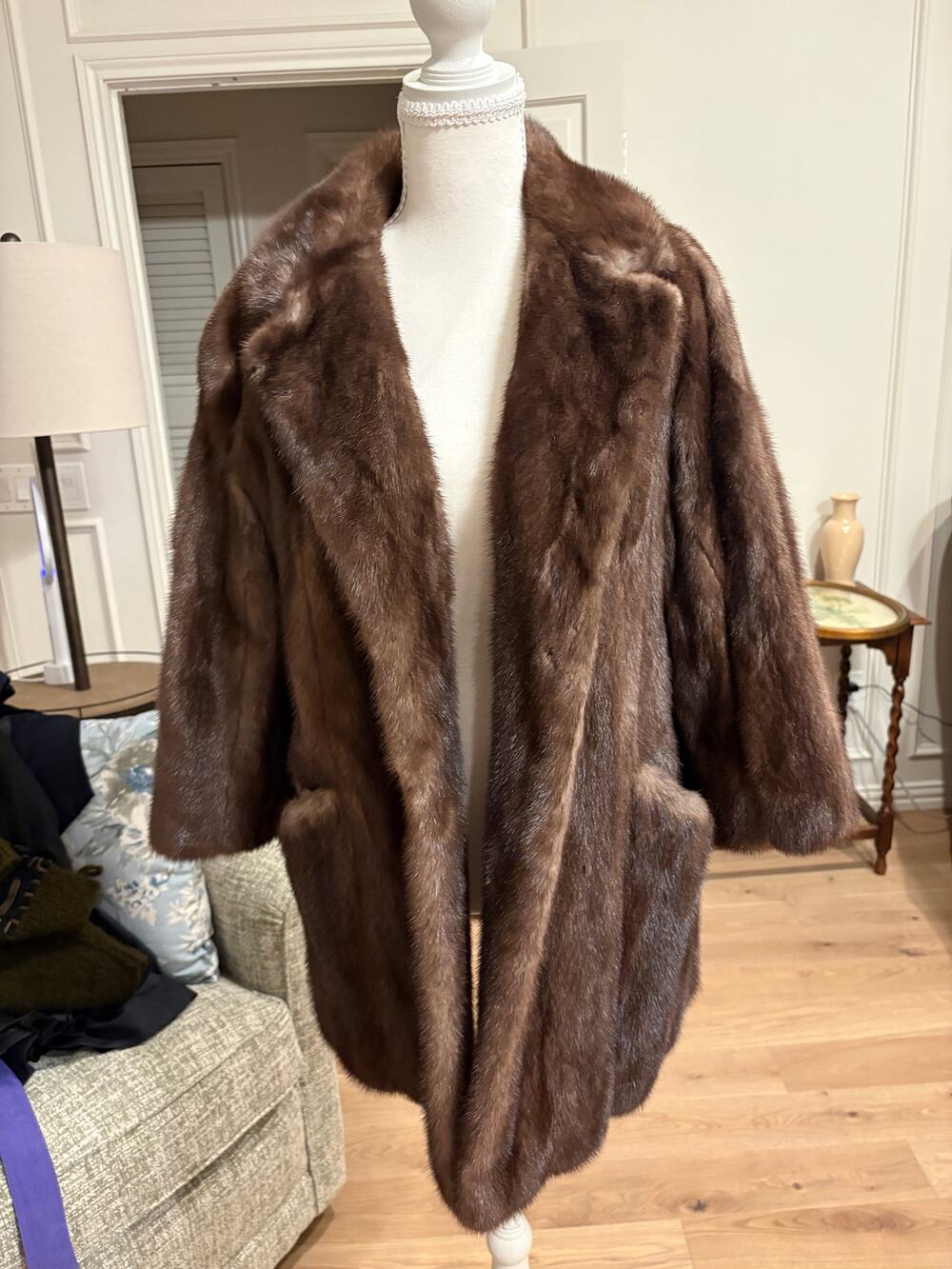 Vintage Neiman Marcus mink fur coat